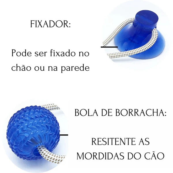 Bolinha puxa-puxa para Cachorros