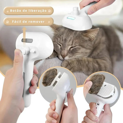 NimbusPet 2 em 1 – Escova para Banho a Seco + Brinde Exclusivo 🎁